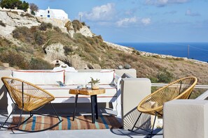 Suite Grand, hot tub (Indoor) | Teras/patio