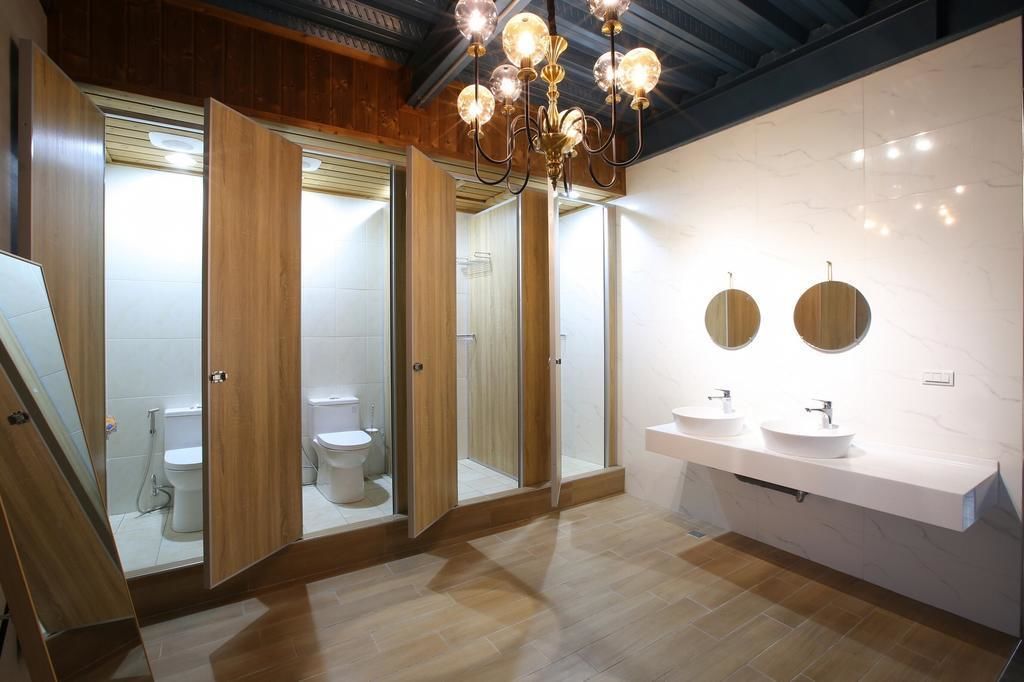 Shared Dormitory, Women only | Bathroom | Shower, hair dryer, towels, soap