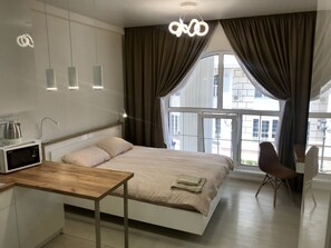 Apartamento Deluxe | 1 dormitorio, ropa de cama de alta calidad, edredones de plumas