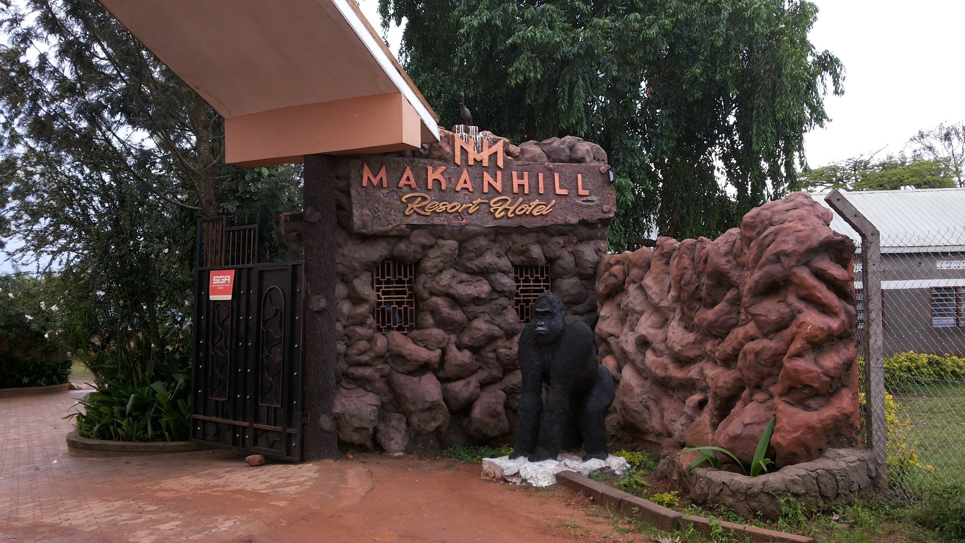 Entrada de la propiedad