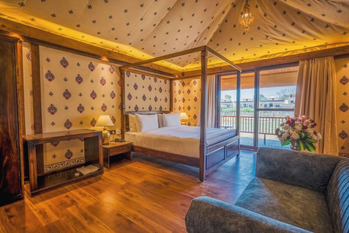 พรีเมียมเต็นท์ (Duplex) | ผ้าปูที่นอนฝ้ายอียิปต์, เครื่องนอนระดับพรีเมียม, เตียงเมมโมรีโฟม