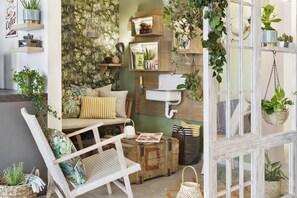 Sala de estar en el lobby