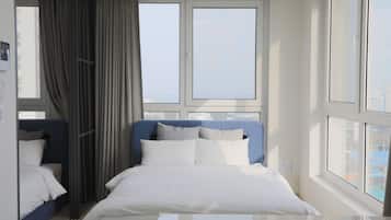 Couette en duvet d'oie, chambres insonorisées, Wi-Fi gratuit
