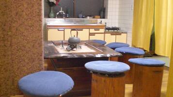 Deluxe appartement, 2 slaapkamers, niet-roken, keuken | Woonruimte