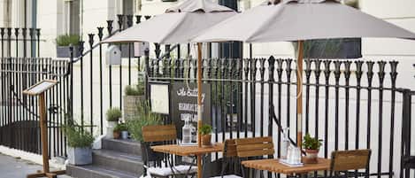 Majoituspaikan julkisivu