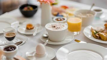 Daily local cuisine breakfast (EUR 23 per person)