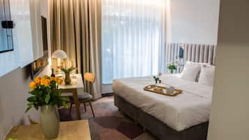 Căn hộ Business | 1 phòng ngủ, bộ đồ giường cao cấp, chăn bông, nệm Tempur-Pedic