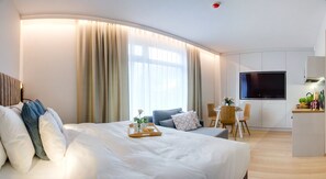 Apartamento Deluxe | 1 dormitorio, ropa de cama de alta calidad, edredones de plumas