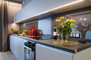 Frigobar, placa de cocina, tetera/pava eléctrica, plancha de cocina