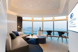 1 dormitorio, ropa de cama hipoalergénica, minibar y caja fuerte