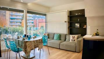 Apartment, 2 Bedrooms (ROGGIA 7 - Second Floor) | Living area | Flat-screen TV