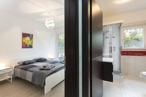 Apartment, 1 Bedroom (ROGGIA 1 - First Floor) | Iron/ironing board, free WiFi, bed sheets - Roggia Apartments (Lugano)
