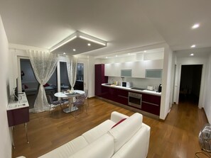 Apartment, 1 Bedroom (ROGGIA 6 - First Floor) | Living area | Flat-screen TV - Roggia Apartments (Lugano)