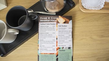 Free daily full breakfast