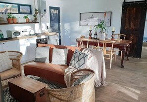 Cabin (2) | Living area - Buff & Fellow Eco Cabins (George)