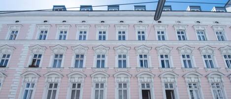 Voorkant van accommodatie