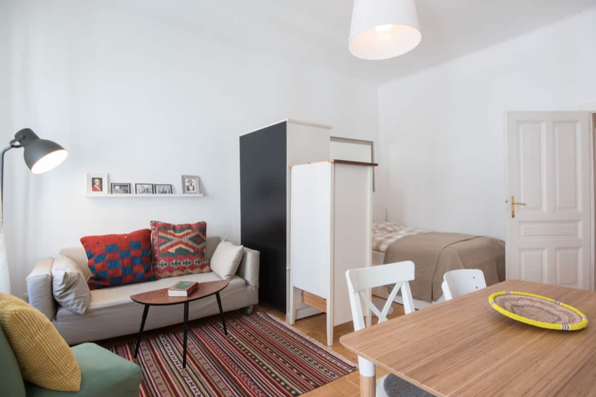 Apartment Top 23 (incl. EUR60 Cleaning, Towel+Linen Fee) | 1 kamar tidur, setrika/meja setrika, Wi-Fi gratis, dan seprai linen