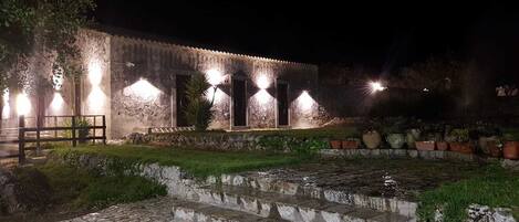 Front of property – evening/night