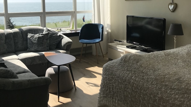 House, 1 Bedroom | Living room | TV - Matti Guesthouse (Skagafjörour)