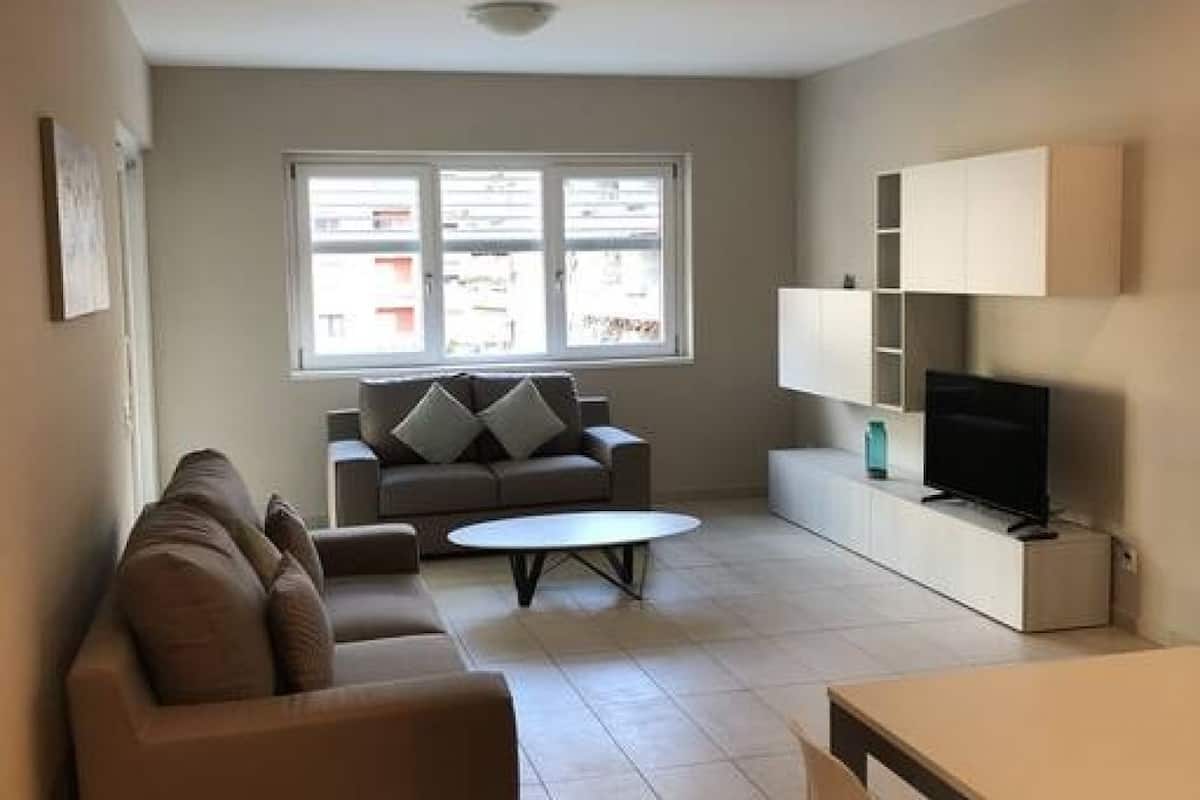 Appartamento, 2 camere da letto, balcone (Prestige 29) | Area soggiorno | TV a schermo piatto
