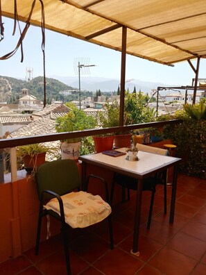 Terrace/patio - Pensión Moni Albayzin (Granada)