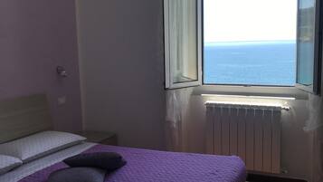 Deluxe Double Room, Sea View | Egyptian cotton sheets, premium bedding, down comforters