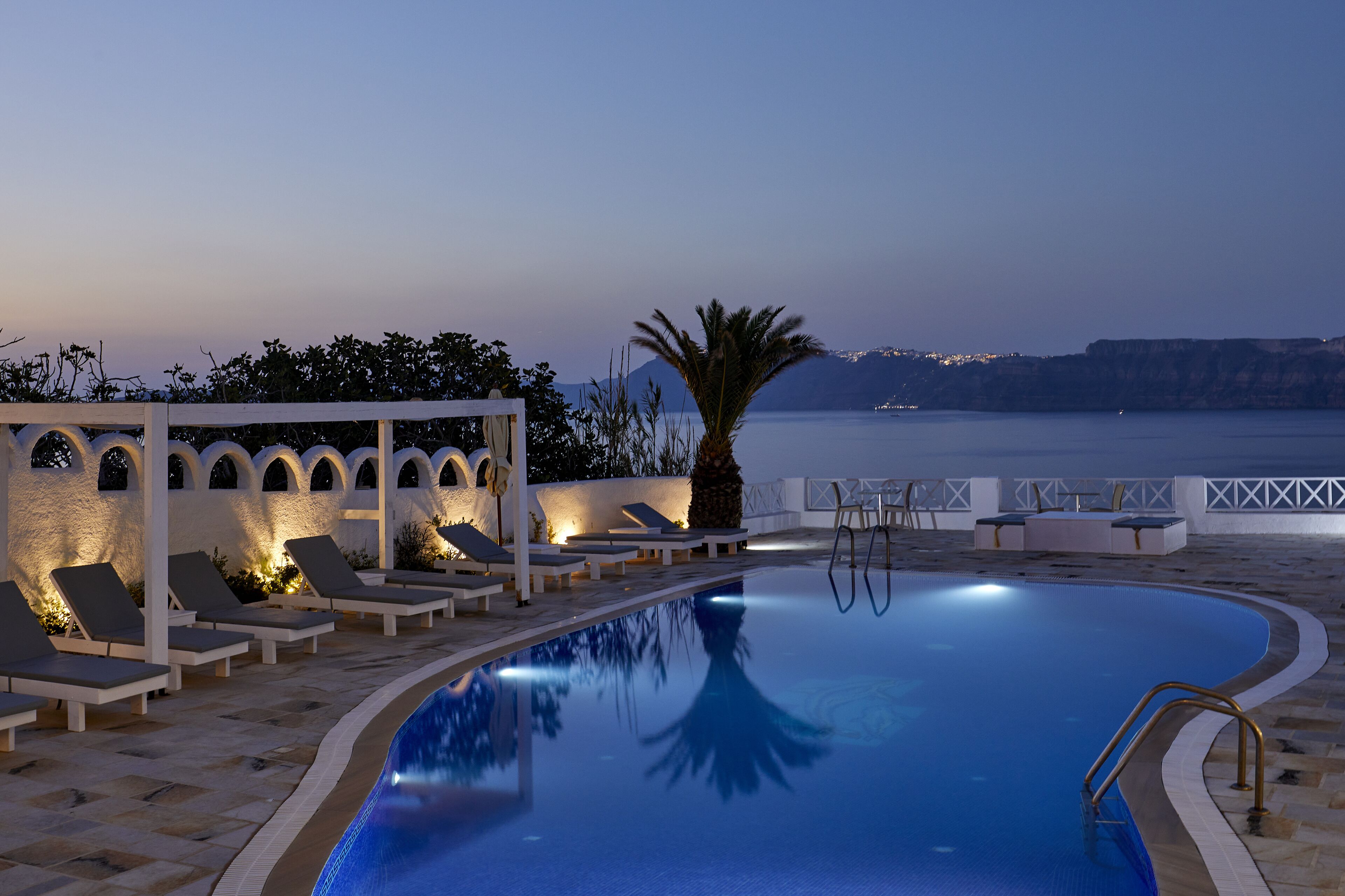 Front of property – evening/night