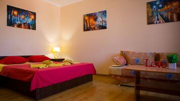 Apartment, 1 Schlafzimmer | 1 Schlafzimmer, Schreibtisch, Bügeleisen/Bügelbrett, kostenloses WLAN