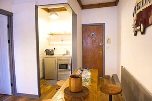 Apartamento, 1 cama de casal e sofá-cama | Área de estar | TV de tela plana