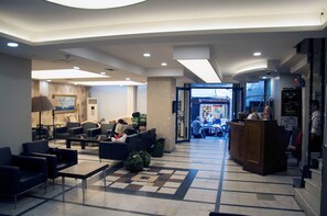 Sitteområde i lobbyen