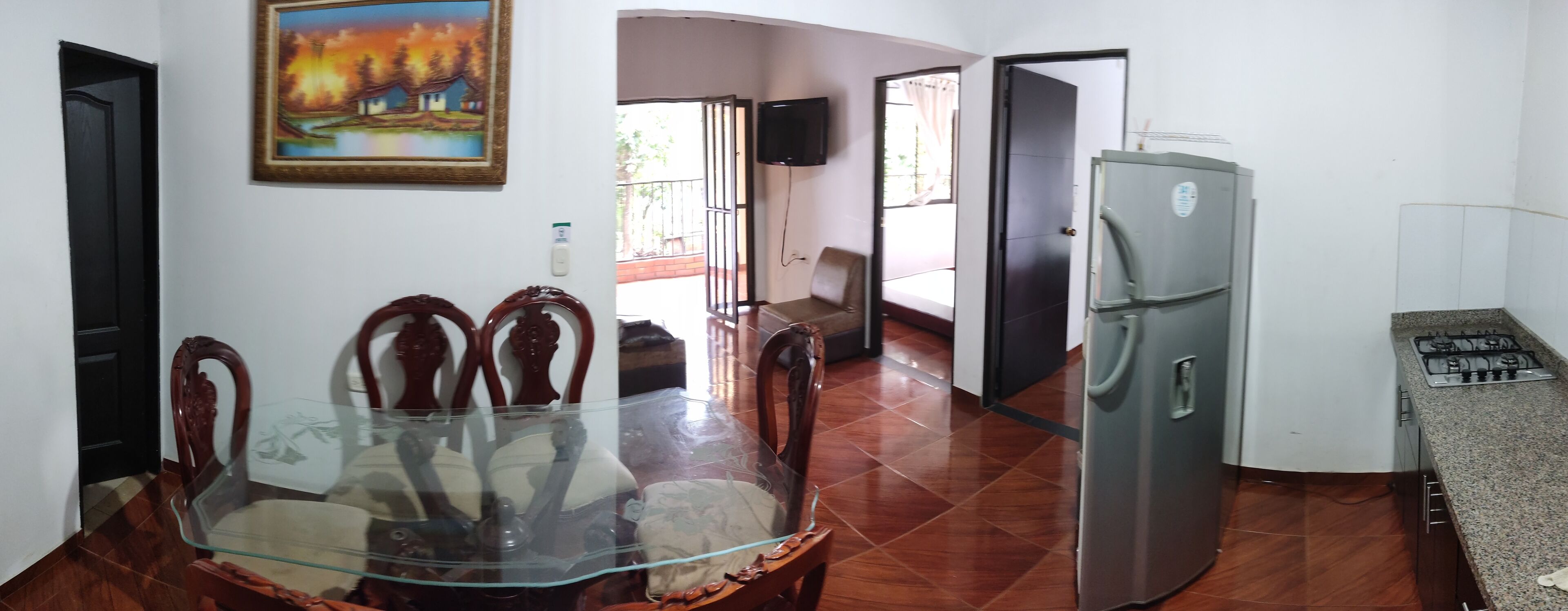 Baita familiare, 3 camere da letto, vista piscina (Isabella) | Cucina privata | Frigorifero, piano cottura, pentole/stoviglie/utensili