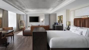 Junior Suite, 1 Katil Raja (King) | 1 bilik tidur, cadar kapas Mesir, peralatan tempat tidur premium