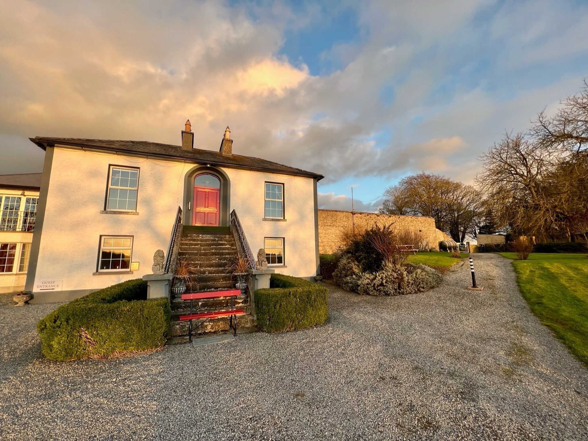 Landudsigt fra overnatningsstedet