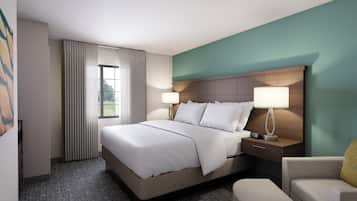 Pillow-top beds, in-room safe, desk, laptop workspace