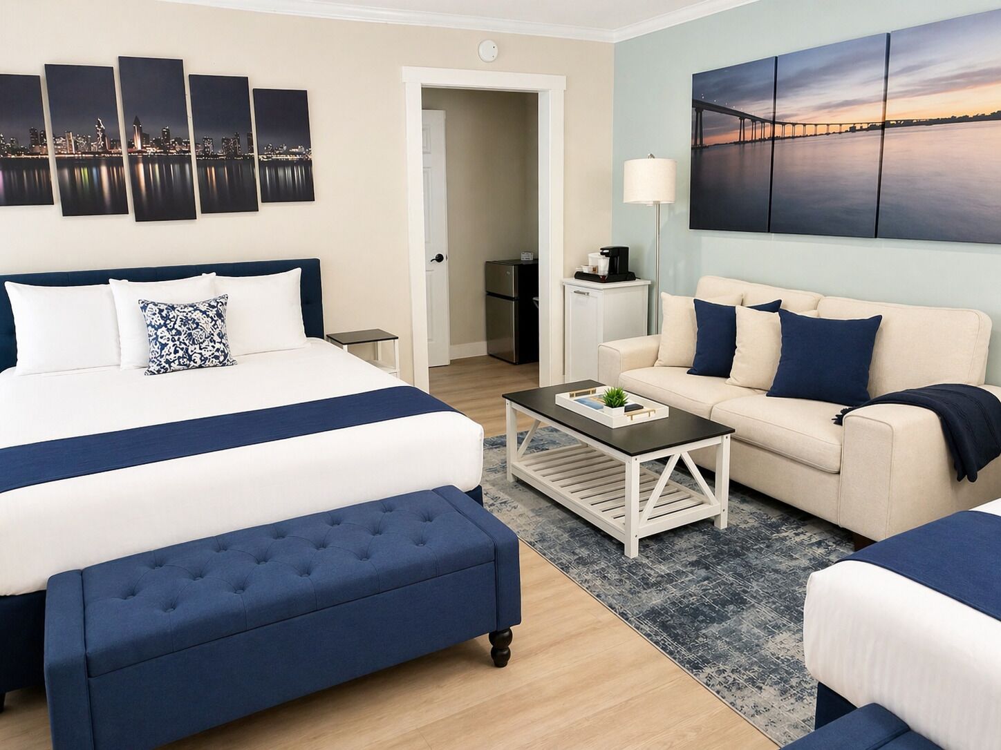 Standard Single Room, 2 Queen Beds | Individually decorated, iron/ironing board, free WiFi, bed sheets