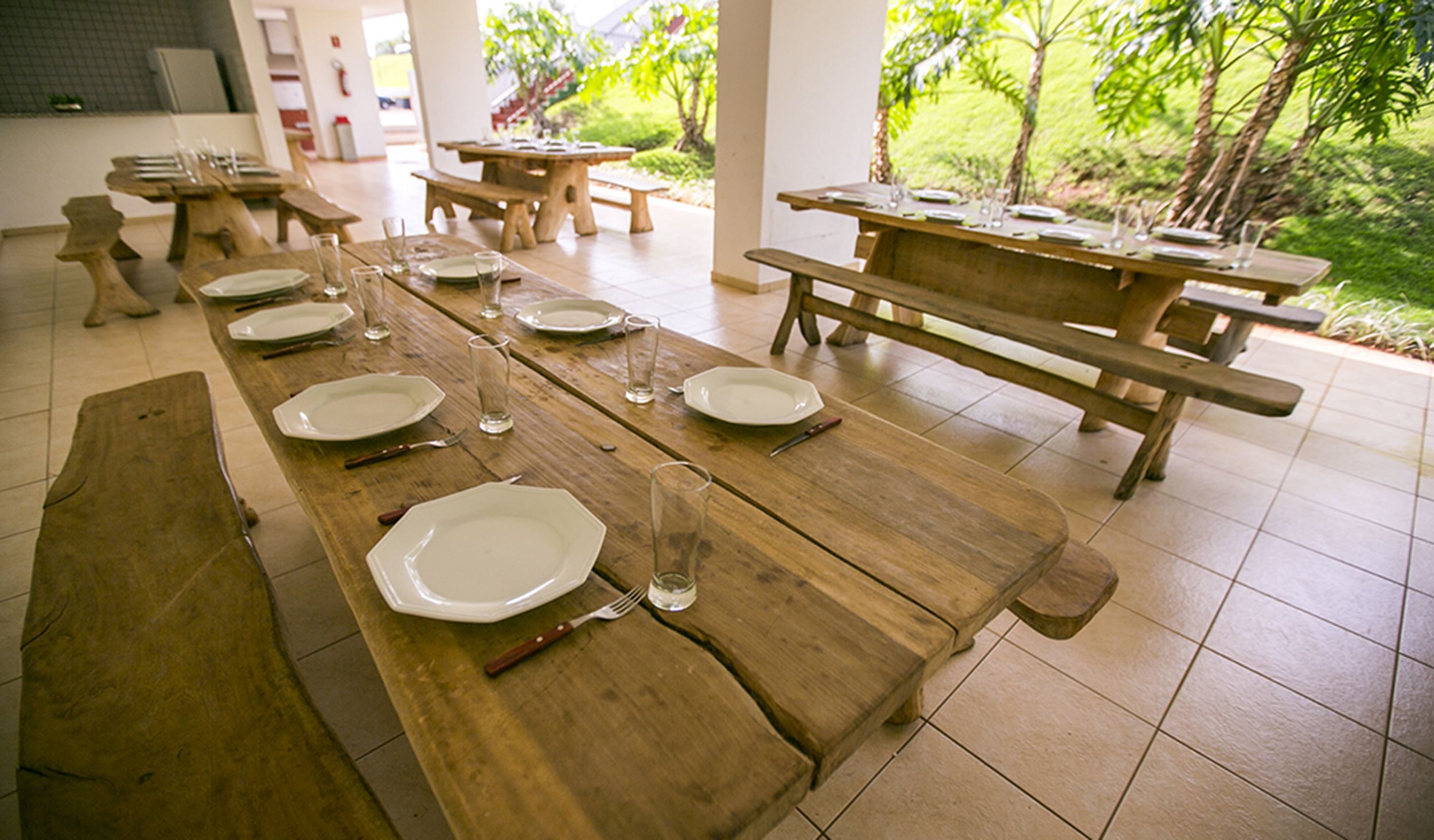 Área para churrasco/piquenique