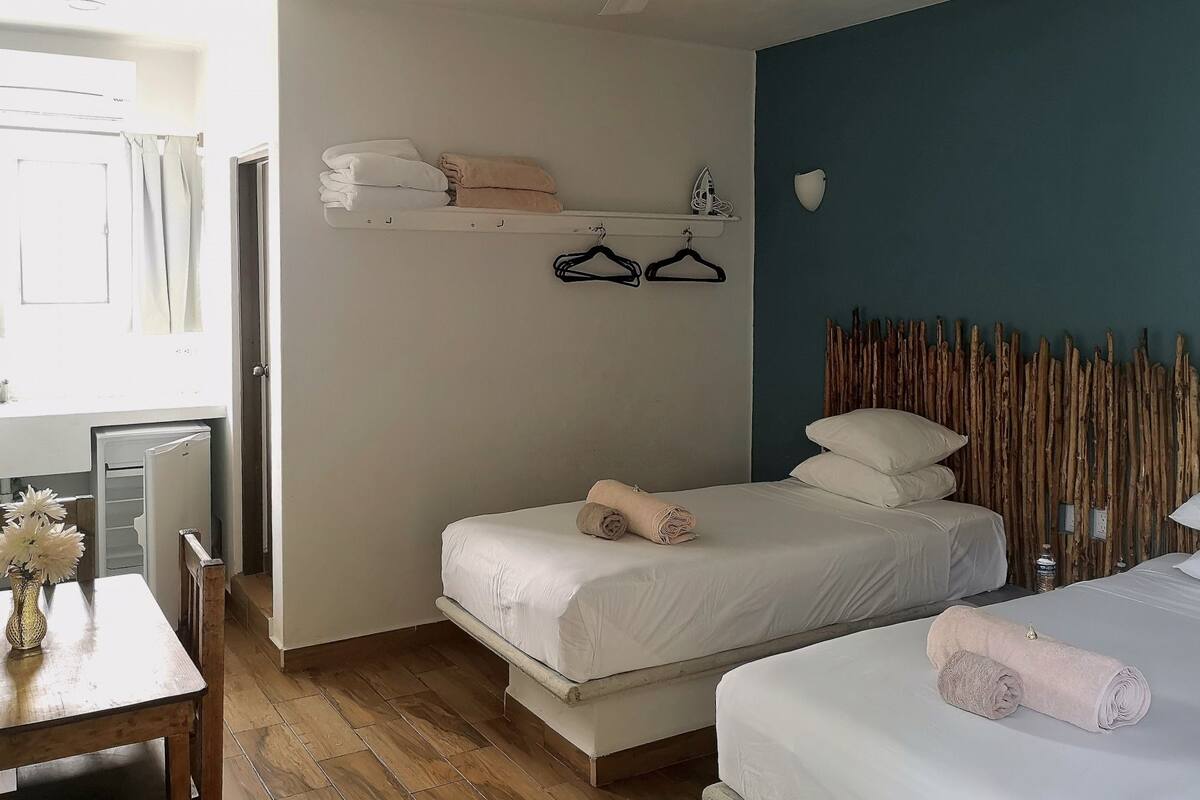 Laptop workspace, iron/ironing board, free WiFi, bed sheets