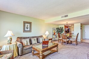 Condo | Living room | Flat-screen TV
