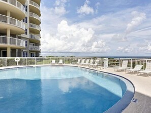 Outdoor pool - 83-ocean Place (Fernandina Beach)