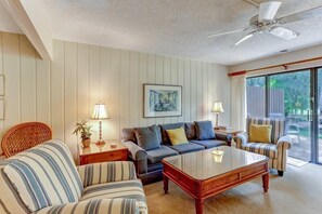 House | Living area | Flat-screen TV, DVD player - 2135-beachwood (Fernandina Beach)