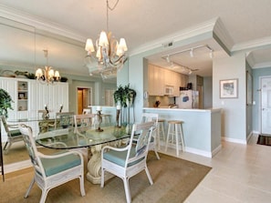 Condo | Private kitchen | Oven, stovetop, dishwasher, toaster - 9-ocean-place (Fernandina Beach)