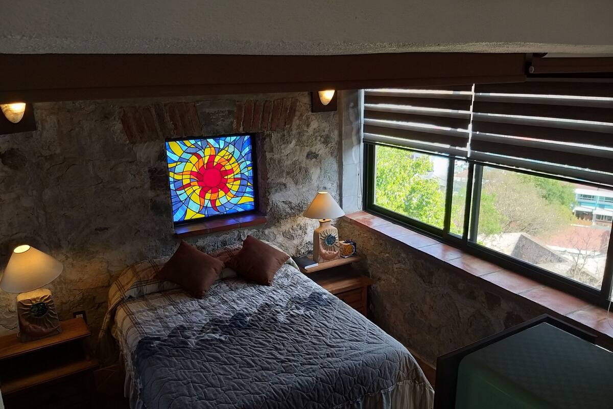Cabaña panorámica | Wifi gratis y ropa de cama 