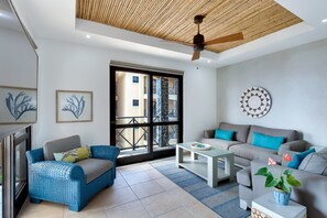 Huis | Woonkamer | Een flatscreentelevisie