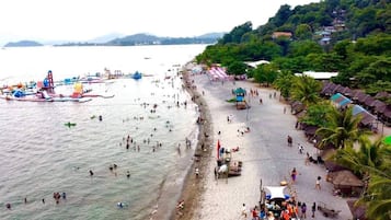 Private beach, beach cabanas, sun loungers, beach volleyball