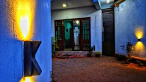 Front of property – evening/night