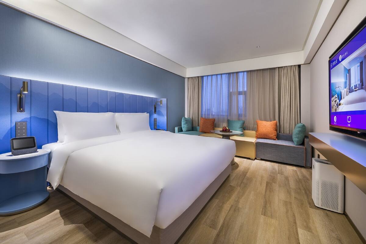 Chambre Double Deluxe | Literie de qualité supérieure, couette en duvet d'oie