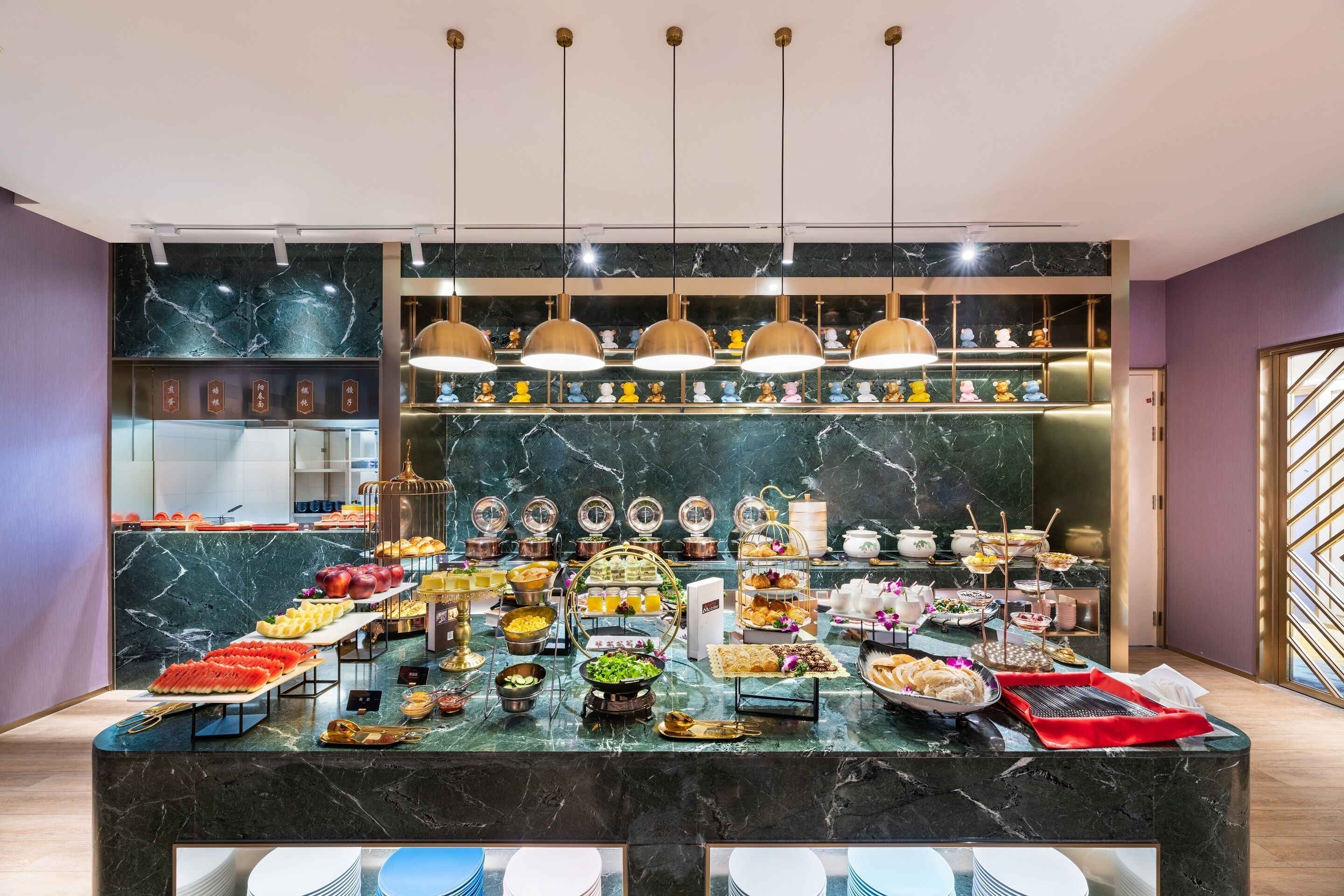 Bữa sáng buffet hàng ngày (48 CNY/mỗi người) 