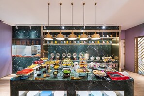 Morgenmadsbuffet hver dag (48 CNY pr. person)