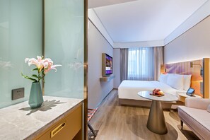 心怡大床房 | 1 間睡房、高級寢具、羽絨被、Select Comfort 床墊