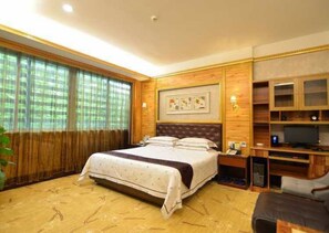 Habitación empresarial individual | Minibar, caja de seguridad en la habitación, wifi gratis y ropa de cama